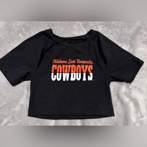 Champion Black OKLAHOMA STATE COWBOYS Copped T-shirt